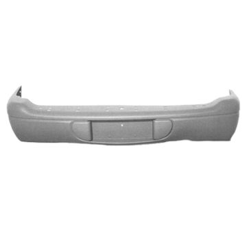 Bumper Cover Rear Requires New Step Pad Smooth Finish Primed CAPA for Dodge Durango 1998-2003