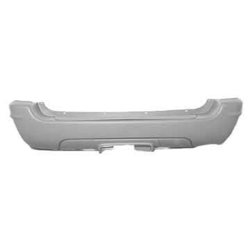 Bumper Cover Rear w/Hitch Bezel Primed for Jeep Grand Cherokee Limited Overland 1999-2004