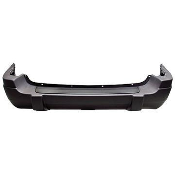 Bumper Cover Rear w/Towing Pkg Textured Metallic Dark Gray for Jeep Grand Cherokee Laredo Sport 2000-2002