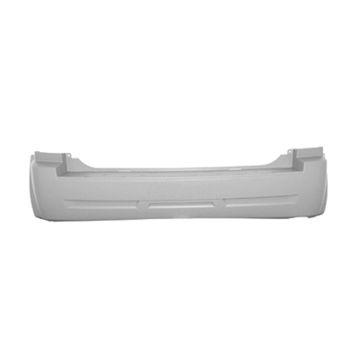 Bumper Cover Rear w/o Chrome Insert w/o Trailer Hitch w/o Parking Aid Primed CAPA for Jeep Grand Cherokee Laredo 2005-2010