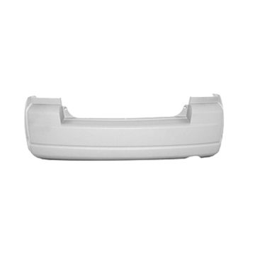 Bumper Cover Rear w/Chrome Exhaust Tip Primed for Dodge Caliber 2007-2012