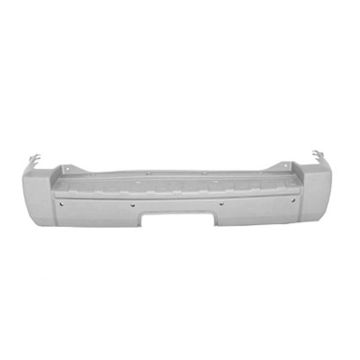 Bumper Cover Rear w/Trailer Hitch Primed CAPA for Jeep Commander 2006-2008