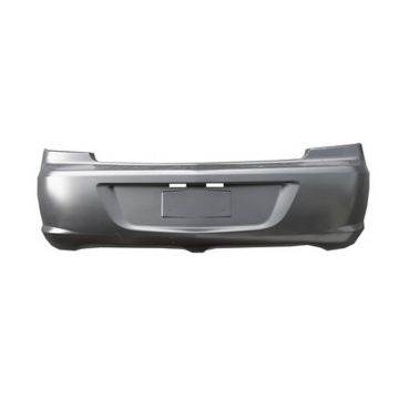 Bumper Cover Rear Single Exhaust w/o Tow Hook Primed CAPA for Chrysler Sebring Sedan 2007-2010