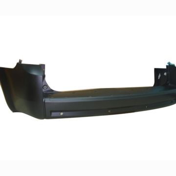 Bumper Cover Rear w/Parking Sensor w/o Chrome Insert Primed for Dodge Grand Caravan 2008-2010