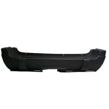 Bumper Cover Rear w/Hitch Bezel Dark Gray for Jeep Grand Cherokee Laredo 2003-2004