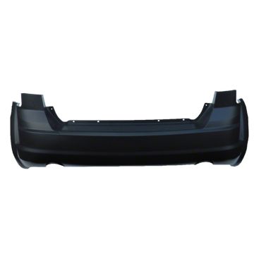 Bumper Cover Rear w/o Fascia 1 Pcs w/o Parking Sensor Dual Exhaust Primed CAPA for Dodge Journey 2009-2020