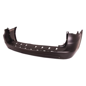 Bumper Cover Rear w/Blind Spot Sensor Primed CAPA for Chrysler Town & Country 2011-2016