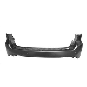 Bumper Cover Rear w/Parking Sensors w/o Blind Spot Detection Primed CAPA for Dodge Durango 2011-2015