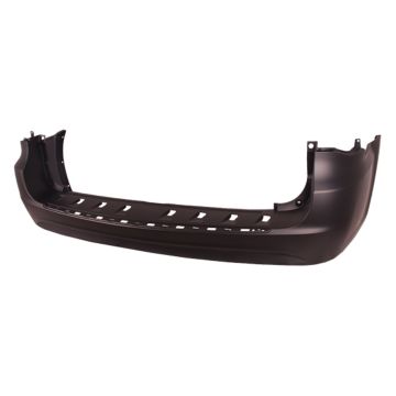 Bumper Cover Rear w/o Blind Spot Sensor Primed CAPA for Chrysler Town & Country 2011-2016