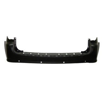 Bumper Cover Rear w/Parking Sensors w/Blind Spot Sensor Primed CAPA for Dodge Grand Caravan 2011-2020