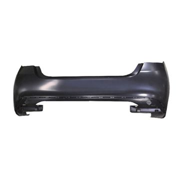 Bumper Cover Rear w/o Park Assist w/o PPPA System Primed CAPA for Chrysler 200 2015-2017