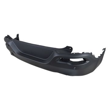 Bumper Cover Rear w/o PPPA w/ParkSense w/o Trailer Hitch Textured CAPA for Jeep Cherokee Limited Sport Latitude Limited Plus Latitude Plus 2014-2018