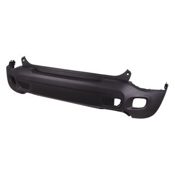 Bumper Cover Rear w/o Parking Sensor Type 2 Textured CAPA for Jeep Renegade Limited 2015-2020