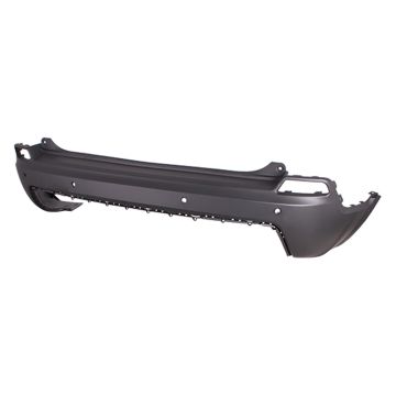Bumper Cover Rear w/o Advanced Park Assist w/Park Assist Primed for Jeep Cherokee Limited Sport Latitude North Overland Altitude High Altitude Latitude Plus X Latitude Lux Upland 80th Anniversary Altitude Lux 2019-2023