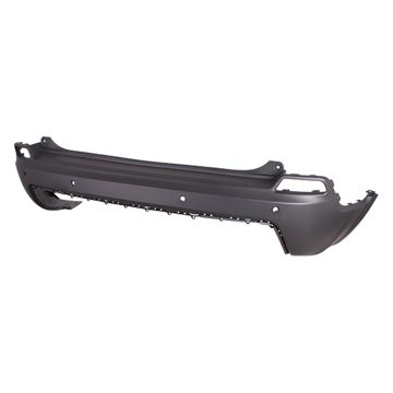 Bumper Cover Rear w/o Advanced Park Assist w/Park Assist Primed CAPA for Jeep Cherokee Limited Sport Latitude North Overland Altitude High Altitude Latitude Plus X Latitude Lux Upland 80th Anniversary Altitude Lux 2019-2023
