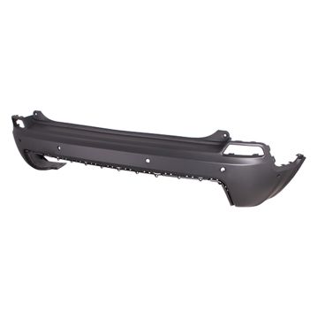 Bumper Cover Rear w/Advanced Park Assist w/Park Assist Primed for Jeep Cherokee Limited Sport Latitude North Overland Altitude High Altitude Latitude Plus X Latitude Lux Upland 80th Anniversary Altitude Lux 2019-2023