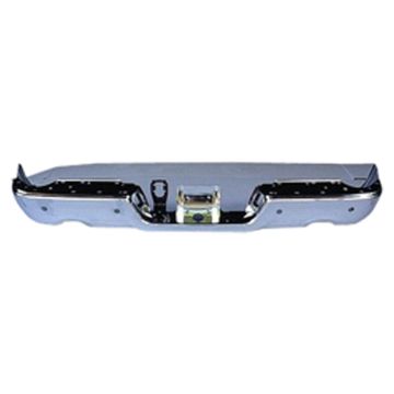 Bumper Face Bar Rear w/Dual Exhaust w/Parking Sensor Chrome for Dodge Ram 1500 Ram 1500 1500 Classic