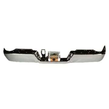 Bumper Face Bar Rear w/o Dual Exhaust w/o Parking Sensor Chrome for Dodge Ram 2500 Ram 3500 Ram 1500 Ram 1500 2500 3500 1500 Classic