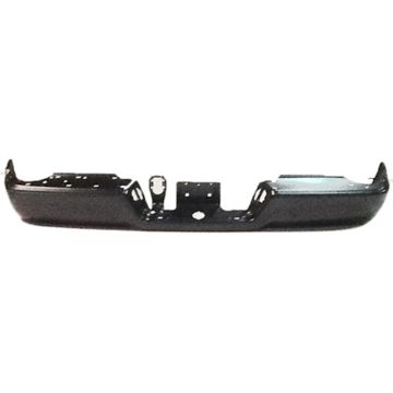 Bumper Face Bar Rear w/o Dual Exhaust w/o Parking Sensor Primed for Dodge Ram 2500 Ram 3500 Ram 1500 Ram 1500 2500 3500 1500 Classic