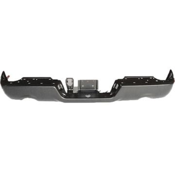Bumper Face Bar Rear w/Dual Exhaust w/o Parking Sensor Primed for Dodge Ram 1500 Ram 1500 1500 Classic