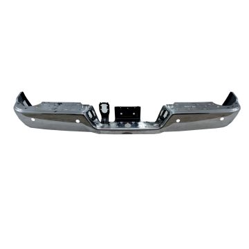 Bumper Face Bar Rear w/o Dual Exhaust w/Parking Sensor Chrome CAPA for Dodge Ram 2500 Ram 3500 Ram 1500 Ram 1500 2500 3500 1500 Classic