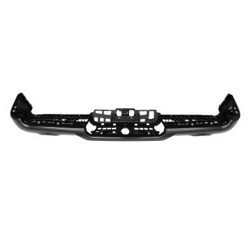 Bumper Face Bar Rear Dual Exhaust Black CAPA for Ram 1500 Rebel 2019-2024