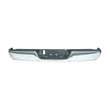 Bumper Assembly Rear w/o Parking Sensor w/o Park Sensor w/o Dual Exhaust w/Licence Lamps Chrome CAPA for Dodge Ram 2500 Ram 3500 Ram 1500 Ram 1500 2500 3500 1500 Classic