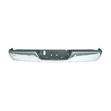Bumper Assembly Rear w/o Dual Exhaust w/Parking Sensor w/Licence Lamps Chrome CAPA for Dodge Ram 2500 Ram 3500 Ram 1500 Ram 1500 2500 3500 1500 Classic