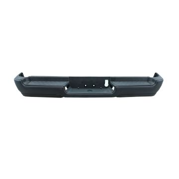 Bumper Assembly Rear Single Exhaust w/o Adv Park w/o Parking Sensor w/o Lamps Black CAPA for Ram 1500 Rebel 2019-2024