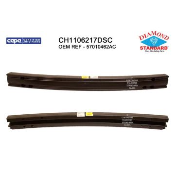 Bumper Cover Reinforcement Rear CAPA for Chrysler 300 Dodge Charger