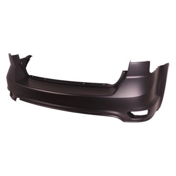 Bumper Cover Rear Upper w/o Parking Sensor Primed CAPA for Dodge Journey 2011-2019