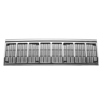 Grille Assembly Black & Chrome for Jeep Cherokee 1991-1996