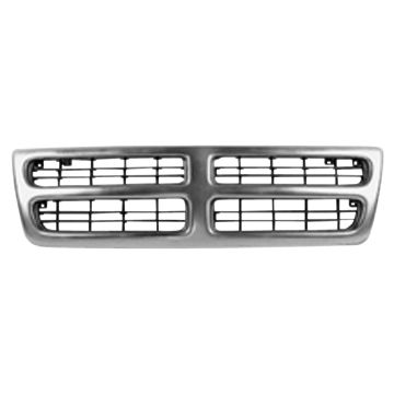 Grille Assembly Chrome & Black for Dodge B2500 Ram 2500 Van Ram 1500 Van Ram 3500 Van B3500 B1500