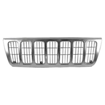 Grille Assembly w/Center Insert for Jeep Grand Cherokee Laredo Sport 1999-2003