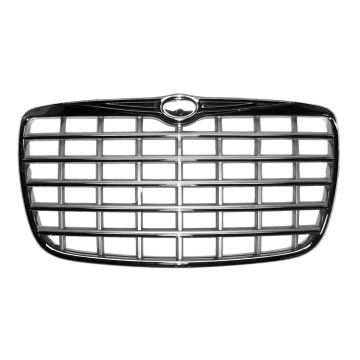 Grille Assembly Chrome Outer & Silver/Chrome Inner for Chrysler 300 2005-2010