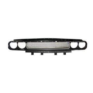 Grille Assembly Silver/Black for Dodge Challenger 2008-2014