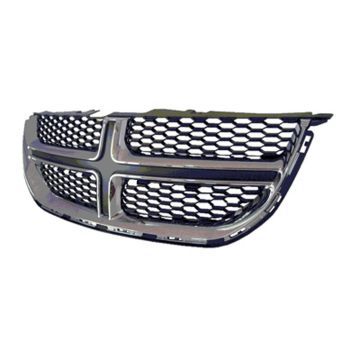 Grille Assembly Chrome/Black for Dodge Grand Caravan 2011-2020