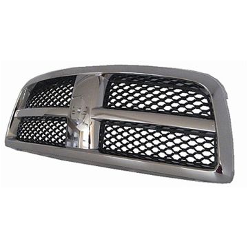 Grille Assembly Chrome/Black for Dodge Ram 1500 Ram 1500