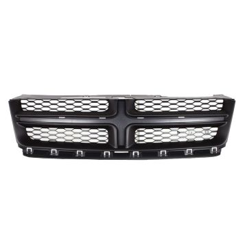 Grille Assembly w/o Chrome w/Fog Lamps CAPA for Dodge Avenger 2011-2014