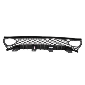 Grille Assembly w/Grille Intake Bezels Black w/Chrome Surround CAPA for Dodge Charger Scat Pack SRT Hellcat 2019-2023