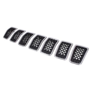 Grille Assembly Chrome CAPA for Jeep Cherokee Limited Sport Latitude North Overland Latitude Plus 2019-2022
