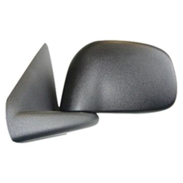Door Mirror Assembly Left Manual w/o Towing Pkg Black for Dodge Ram 1500 Ram 2500 Ram 3500