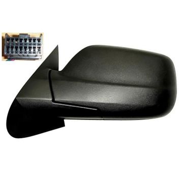 Door Mirror Assembly Left Heated w/Memory Black for Jeep Grand Cherokee 2005-2010