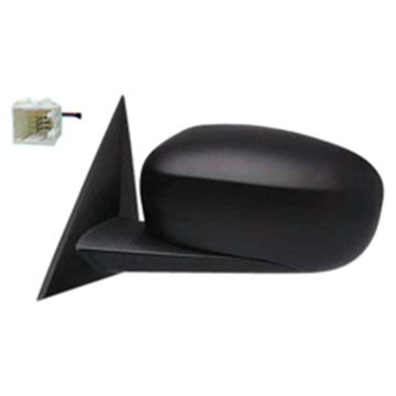 Door Mirror Assembly Left Power w/o Heat Non-Folding Textured Black for Dodge Charger 2006-2010