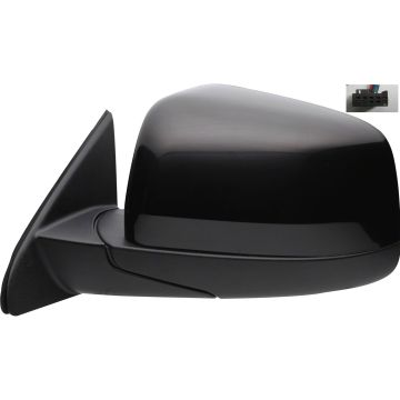 Door Mirror Assembly Left w/o Blind Spot Detection for Jeep Grand Cherokee Limited Laredo Overland Laredo E Laredo X Overland Summit 2011-2017