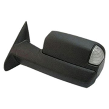 Door Mirror Left Power Trailer Tow Type 6x9 Shell Fold-Away Textured for Ram 1500 2012-2013
