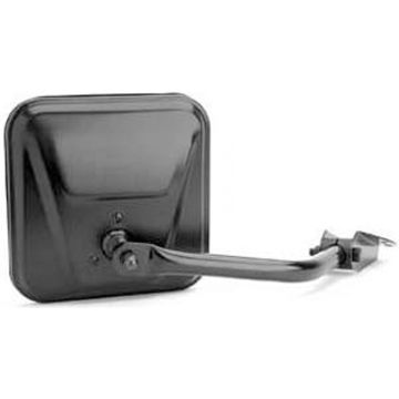 Door Mirror Assembly Right Manual w/Mount Black for Jeep CJ7 CJ6 CJ5
