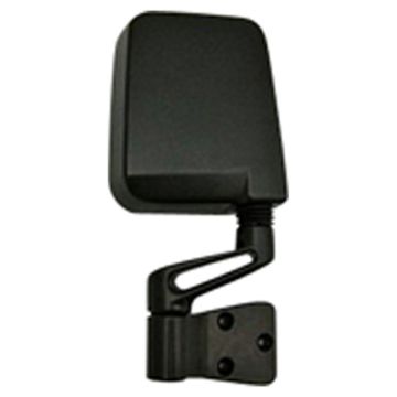 Door Mirror Assembly Right Manual Flat-Black Finish for Jeep Wrangler 1994-2002