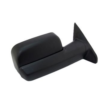 Door Mirror Assembly Right Manual Non-Heated Trailer Tow Type Textured Black for Ram 3500 1500 2500 1500 Classic