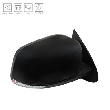 Door Mirror Assembly Right Power Heated w/Memory w/Blind Spot Detection for Dodge Durango 2012-2022
